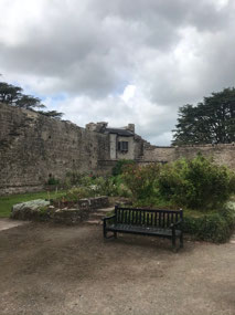 Inside Caldicot's grounds