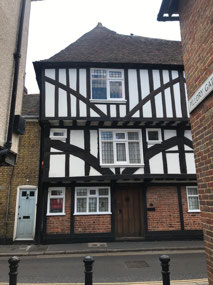 Cute Tudor buildings in Sandwich
