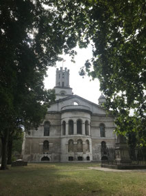 Imposing church in Shadwell