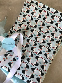 Puffin fabric for making masks