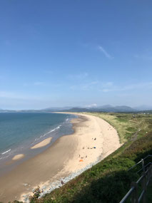 Cliff top walks to the beach