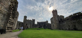 Inside Caernarfon