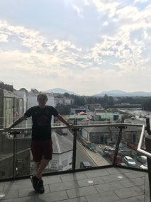 Looking over Caernarfon
