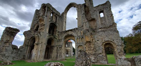Castle Acre Priory from within