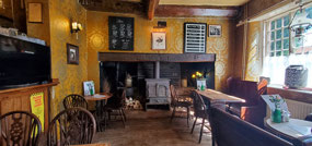 Ostrich Inn seating area