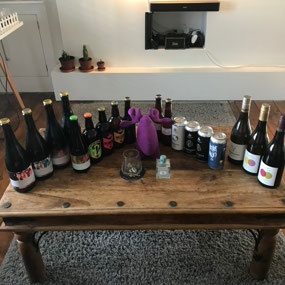 Mr Moose admiring our collection