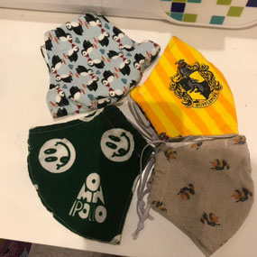 Little collection of masks