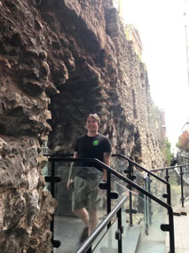 Peter in the Roman London wall
