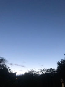 Beautiful (but crisp) morning the next day!