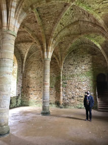Battle Abbey underneath
