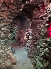 Leeds Castle grotto under maze