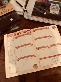 Bullet journal setting-up
