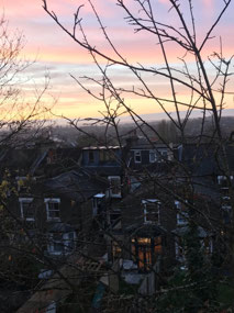 View out my classroom window at around 7:40am