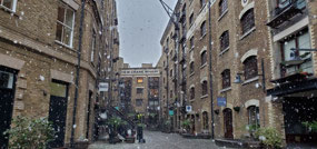 Snow in Wapping