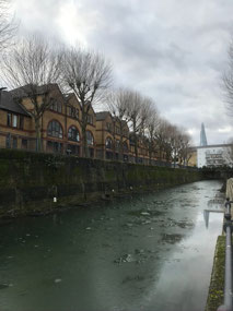 Frozen canals earlier in the week!