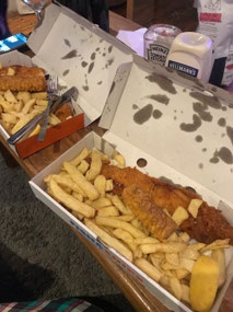 Fish and chips for Friday dinner