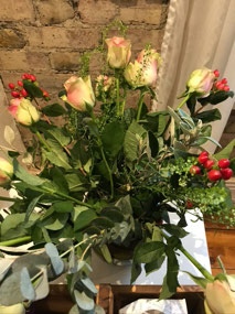 Flowers from Peter's mum