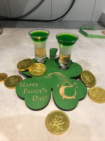 St Patrick's Day shots