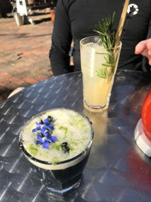 Cocktails - 'midnight margarita'