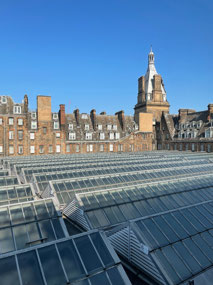 Views of Central station in the morning