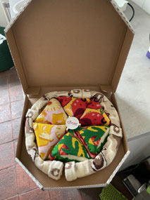 Peter’s pizza socks