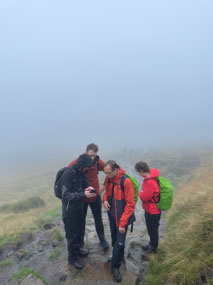 Checking directions in the fog