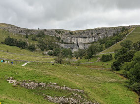 Malham Cove from a distance