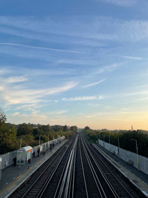 Crisp mornings on the way to work