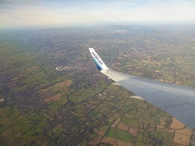 On Approach to Gatwick Airport