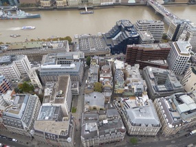 Looking Down from the Sky Garden