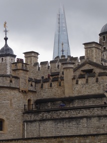 Tower of London with The Shard behind