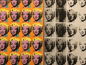 Warhol canvas at Tate Modern 
