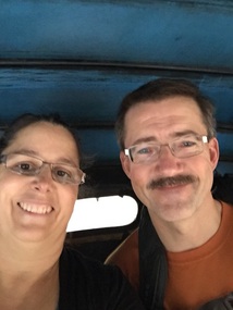 Us in the rickshaw 