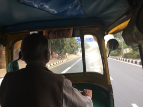 View from the rickshaw 