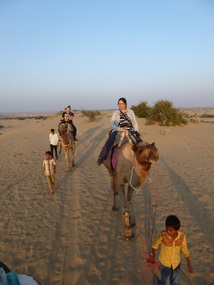 Heather on camel