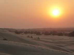Sunset on the Thar