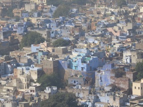 View of Jodhpur from Fort - 'the blue city'