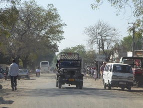 On the road to Ranakpur
