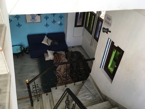 Staff sleep on floor