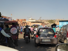 Traffic in Jaipur