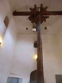 Drive shaft for water wheel