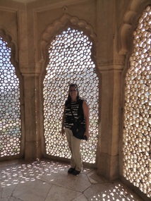 Screens carved from solid marble
