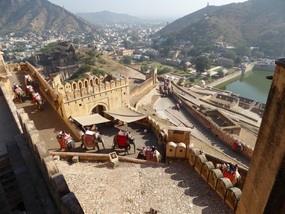 View from Amber Fort
