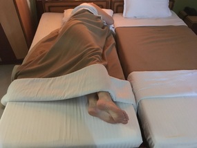 Beds turned down at both ends