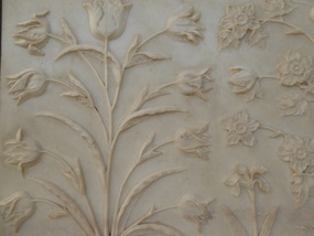 Taj Mahal - marble carving
