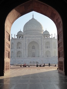 View from inside mosque