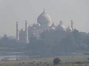 View of Taj from Agra Fort