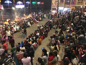 Aarti ceremony on Dasaswamedh Ghat