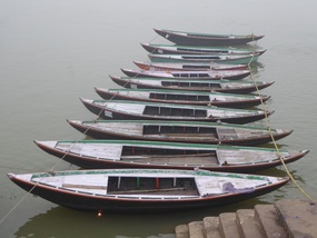 Boats on the ganges