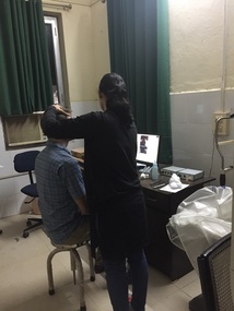 Ken getting his b scan
